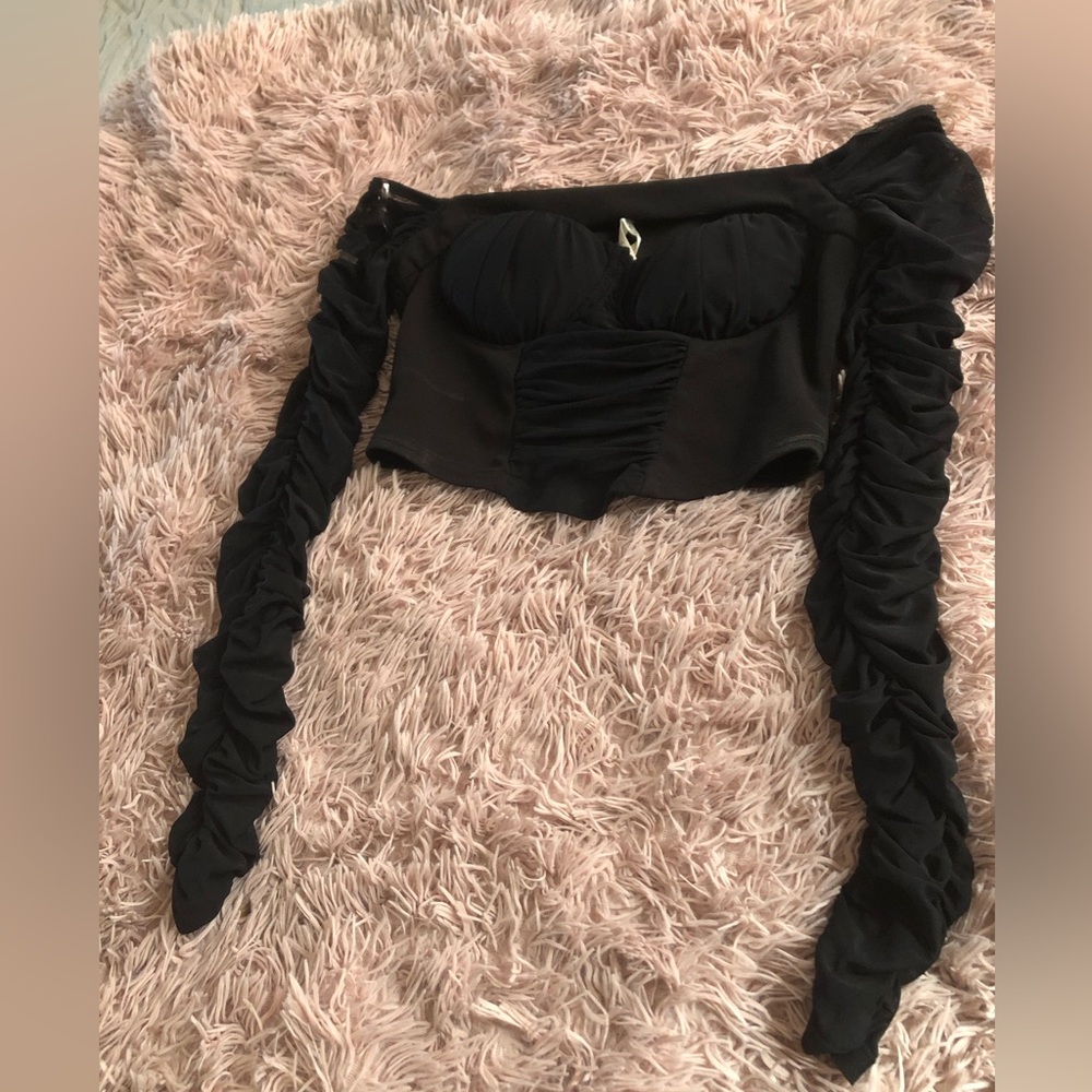 Crop top negro